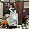 Japan and South Korea large-capacity trendy backpack fashionable and cute junior high school student schoolbag high-value student backpack