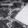 Inyahome Large Rug Fuzzy Fluffy Shaggy Indoor Black White Carpets Modern Moroccan Mats for Living Room Non Slip Nursery Rugs