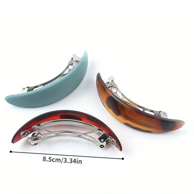 Solid Color Hair Clips Hair Barrettes Strong Hold Vintage Hair Clips Cute Hair Styling Clips Metal Hair Clasps Accessories For Women