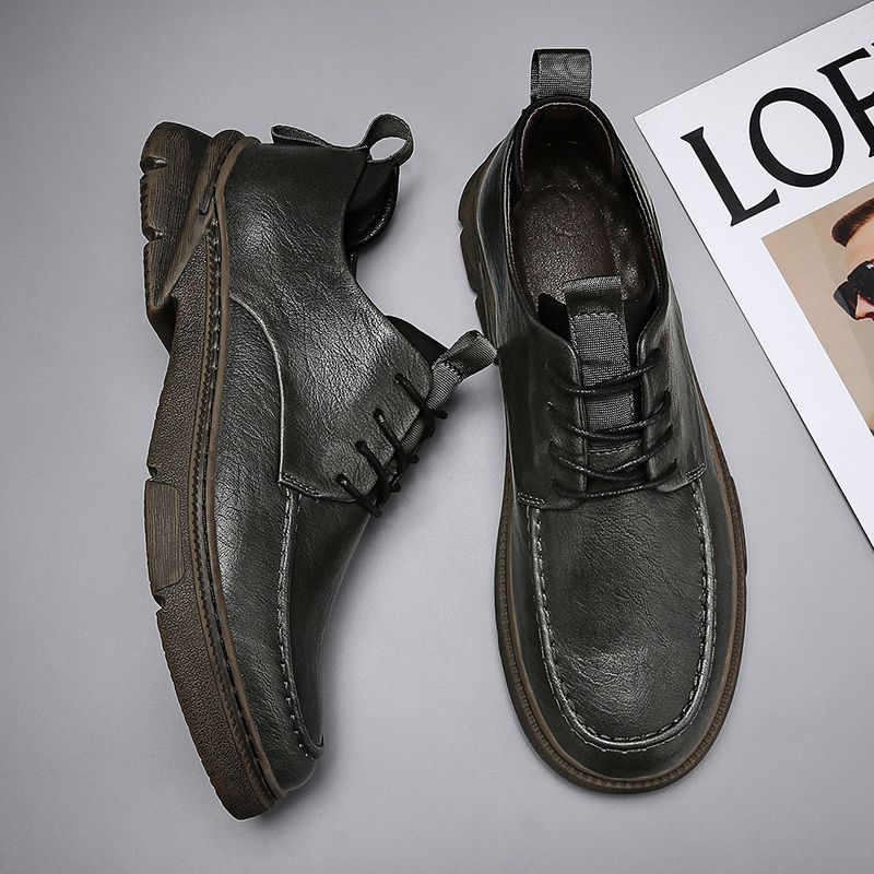 Ανδρικά Νέα Ανοιξιάτικα και Φθινοπωρινά Καθημερινά Παπούτσια από Γνήσιο Δέρμα