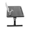Black Bed Laptop Table, Multi-purpose Lapdesk, Folable Bed Laptop Table Flexible Adjustment For Dormitories, Bedrooms, Beds
