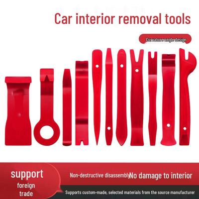 11-Piece Plastic Pry Bar Kit for Car Audio and Installation Repair