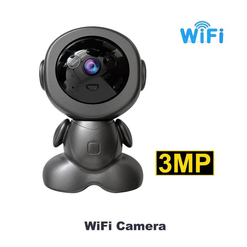 Mini WiFi IP kamera Bezdrôtová Vnútorná Robot Detská opatrovateľka Obojsmerný Zvuk Detekcia Pohybu Video Kamera V380 CCTV Bezpečnostná Ochrana