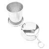 Outdoor Travel Stainless Steel Coffee Handcup Folding Telescopic Mug Collapsible Cup