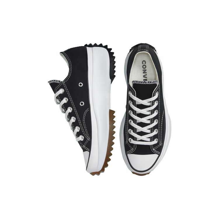 Converse Run Star Hike Low Black Gum Unisex Sneakers White 168816C