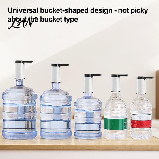 Foldable Drinking Water Pump Electric Dispenser Pump, Rechargeable Portable Bottle Top for 5 Lightweight Desktop Gallon Bottles, Spout Automatic Home
