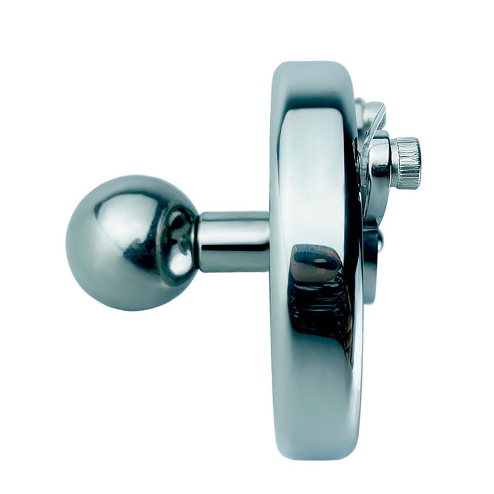 Wearable Stainless Steel CB Lock for Men Chastity Lock Penis Cage Sex Toy Cock Ring Slave BDSM Sissy Ball Stretcher