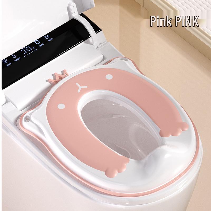 Child's Toilet Seat with Ladder and Cushion for Boys and Girls