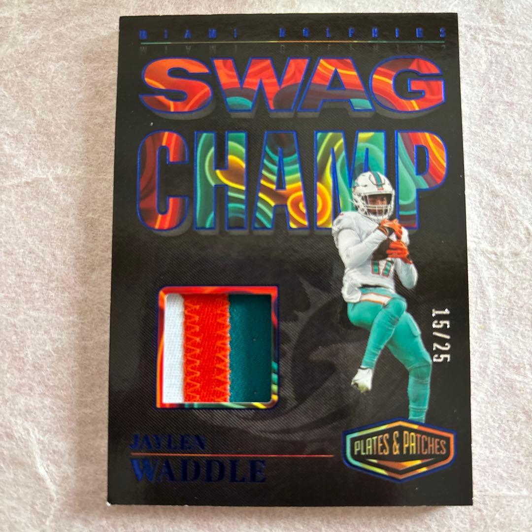 Used NFL panini Jalen Waddle patch 15/25