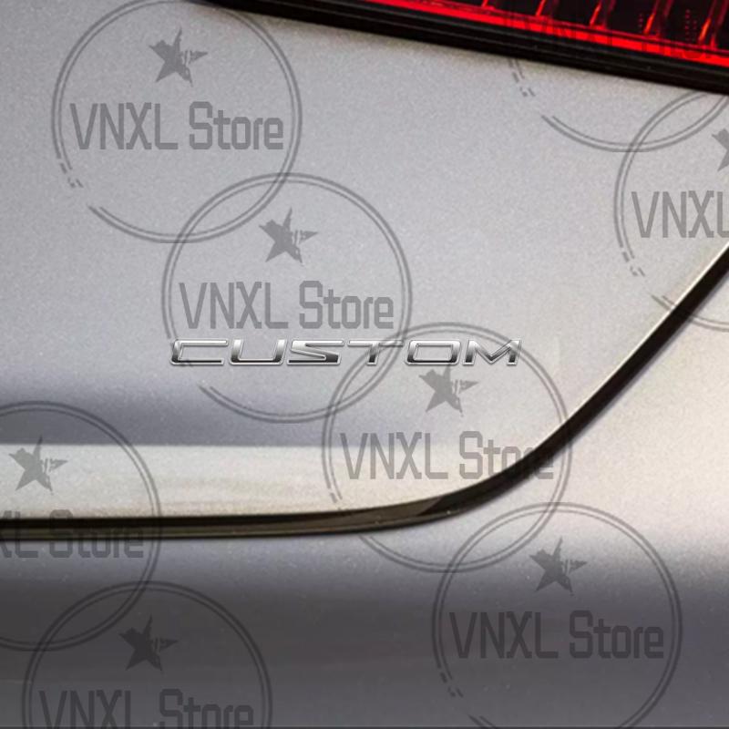 Car-Styling Per Ford Transit Custom Lettere 3D Adesivi Metallici Tuning Camper Furgone Bagagliaio Auto Emblema Carrozzeria Decalcomanie Auto Accessori