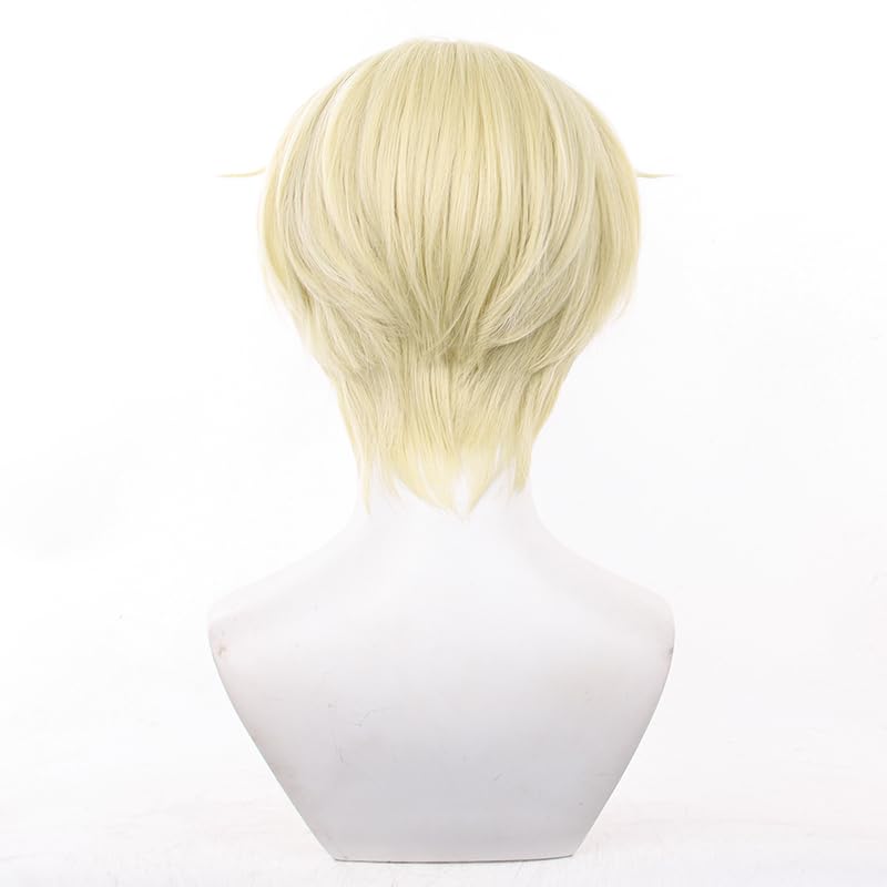 YUKIHALOLJ Alien Stage Luca (LUKA) Cosplay Wig with Net, Heat Resistant, Costume Wig, Halloween Costume