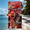 Retro Moda C-Coca-C-Cola Ręcznik Szybkoschnące Ręczniki Plażowe Nadają Się Na Baseny Kemping Joga I Siłownię