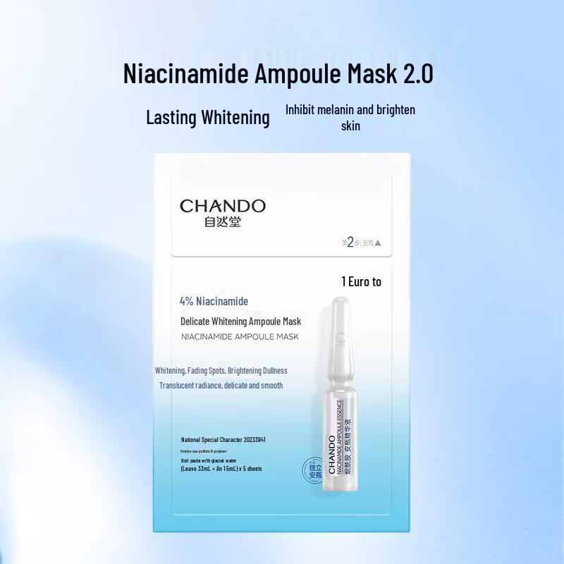 CHANDO Niacinamid Aufhellende Ampullenmaske