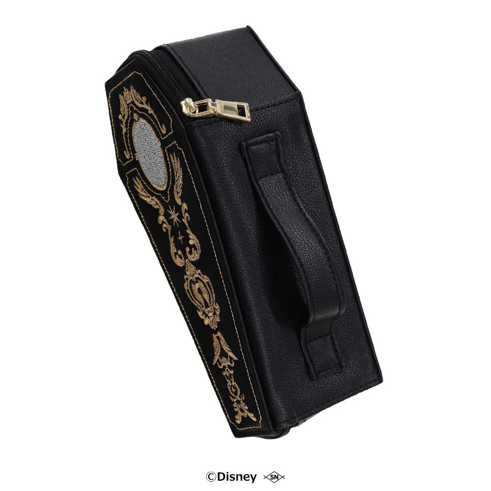 Algernon Products Disney Twisted Wonderland Accessory Pouch Ribbon Rubber Hearts Rubble Dormitory Coffin-shaped &