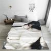 L-Leon Kennedy Game Blanket Coral Fleece Plush Relax Super Soft Throw Blanket for Sofa Quilt