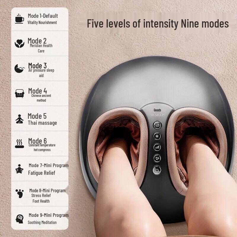 Dis Foot Massager with Heat and UV Sterilization CN plug (adapter included)