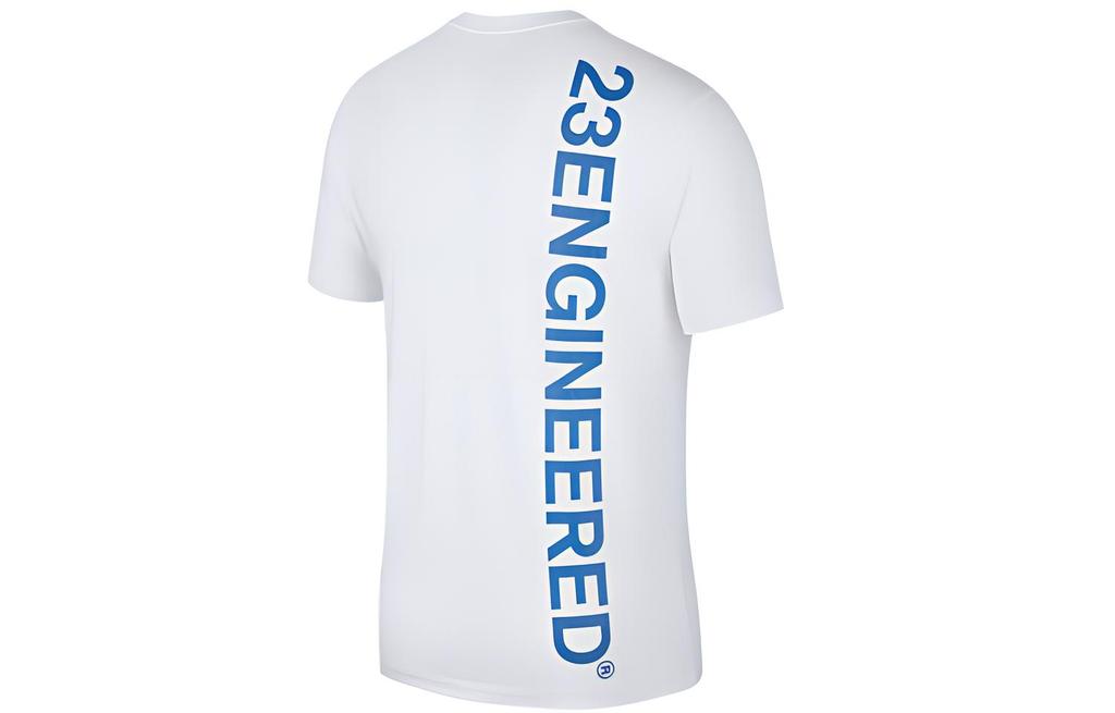 Jordan Air T Shirt Men's White Blue AT8818-101
