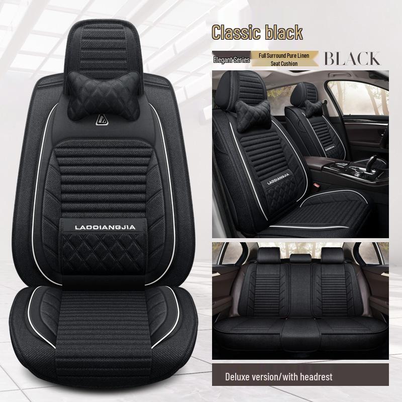 Southeast DX5 Luxury Universal Car Seat Cover - Full Surround, Four Seasons Linen Cushion (2021)