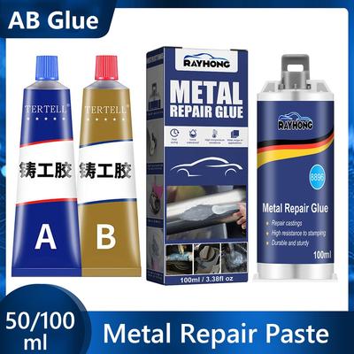 100ml Kaltschweiß A+B Kleber Gießkleber Industrieller Reparaturstoff Gussmetall Gusseisen Trachom Stomatale Rissbildung Schweißkleber