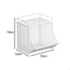 Cabinet Storage Basket, Ginger Garlic Holder, Spice Rack, Hanging Wire Kitchen Organizer for