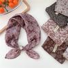 Korean-Inspired Cotton Linen Silk Scarf - Elegant, Simple, High-End Neckerchief for Spring & Autumn