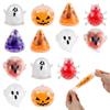 5 szt. Zabawna Halloweenowa Kula z Koralików Ściskanie Halloweenowe Zabawki Nowy Halloweenowy Prezent Prezent na Urodziny Dziecka Halloweenowa Dekoracja 2024
