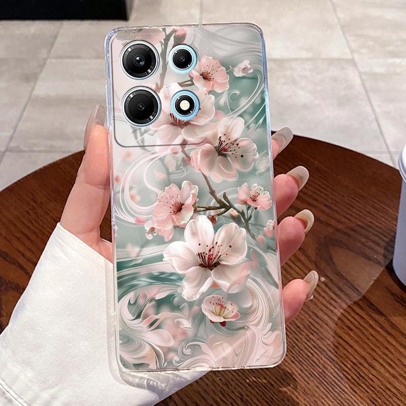 For Infinix Note 30 Case X6833B X6716B X6711 Note30 5G Lovely Cartoon Transparent Soft TPU Phone Case For Infinix Note 30 Cover