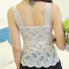 Korean Style Lace Padded Women's Tube Top Camisole