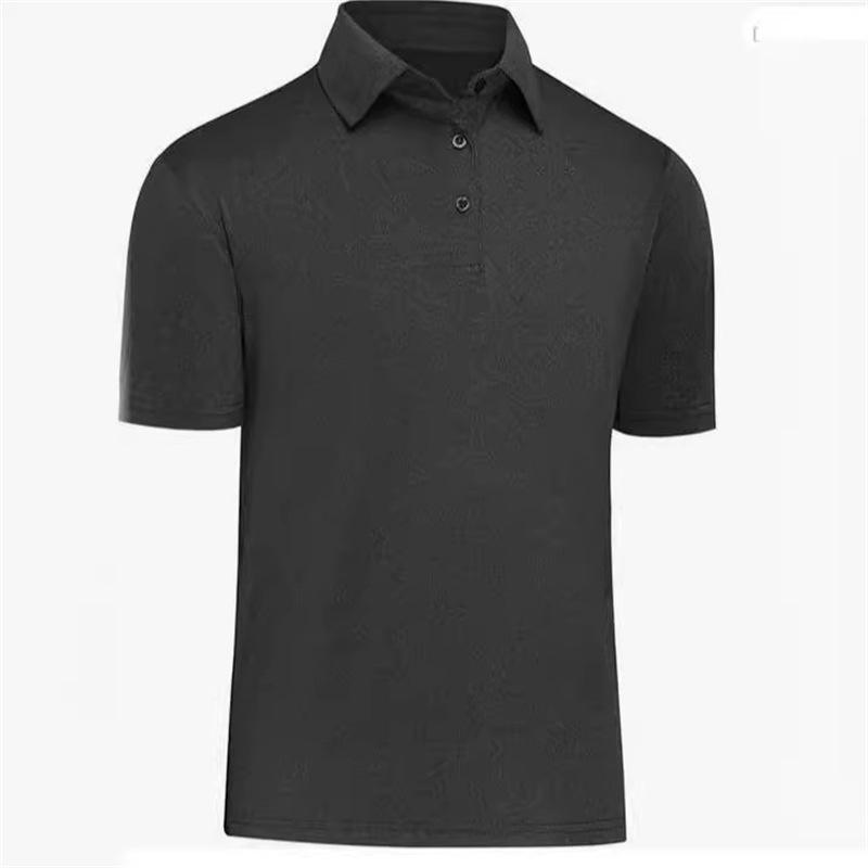 

2024 Новая летняя дышащая рубашка поло с лацканами - с коротким рукавом XXXL