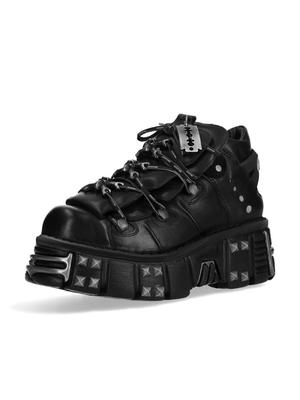 Markendesign Qualität Damen Punk Gothic Schuhe Bequemer Hoher Absatz Metalldekoration Nieten Hübsche Motorradstiefel