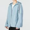 Adidas Tech Comm Woven Hooded Jacket Men Outerwear Blue HR4439