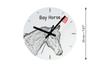 Bay Horse – Wall clock with a horse, shelf clock with a print | Art-Dog
