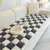 Korean Hand-Spliced Steamed Bread Cushion Sofa Cushion  New Non-Slip Seat Cushion Simple Modern Bay Window Cushion Cover Cloth