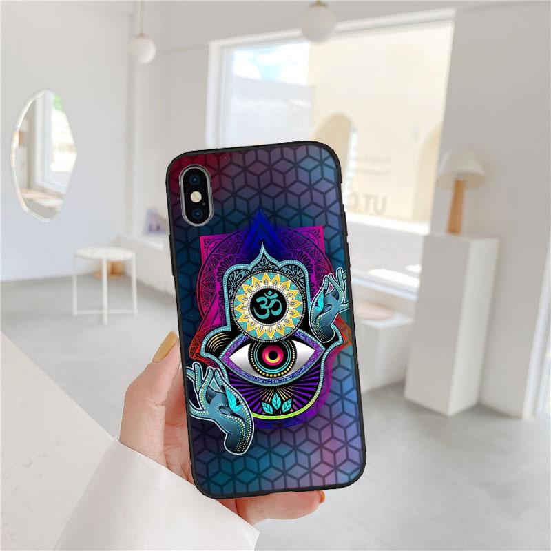 IX19 Hamsa Hand Amulet Case for Samsung Galaxy Note 8 9 10 20 Ultra Lite Plus A03 A06 A16 A11 M21 M35 A72 S25 Core Pro Quantum 2