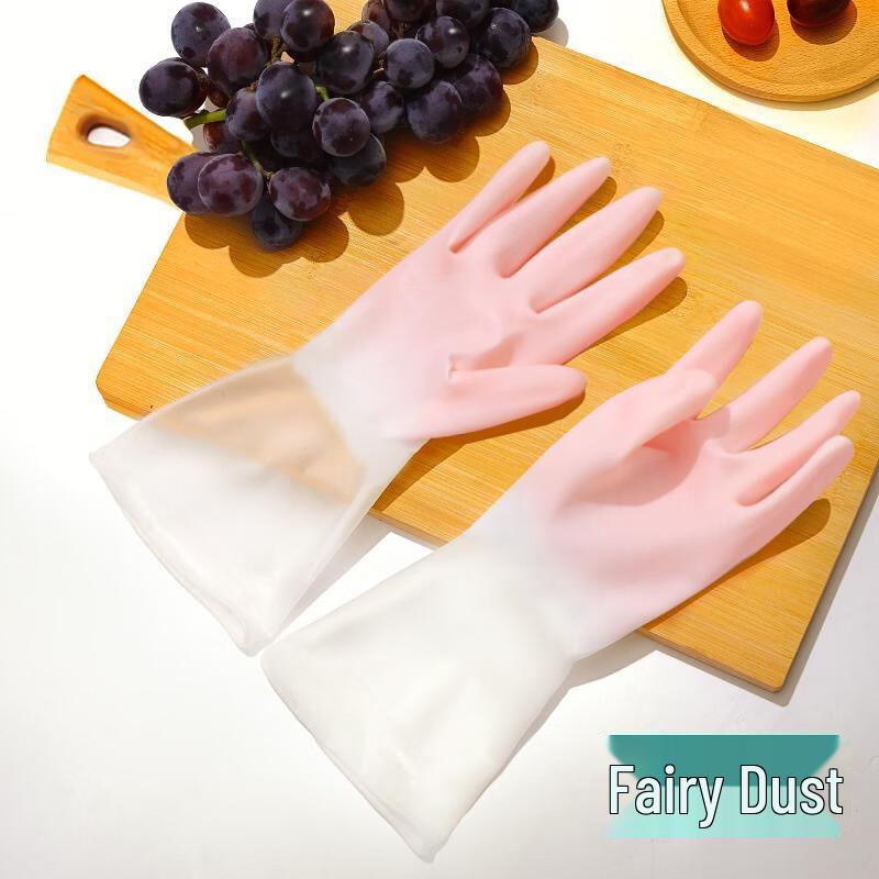 Fumaide Durable Rubber Dishwashing Gloves, 12 Pairs