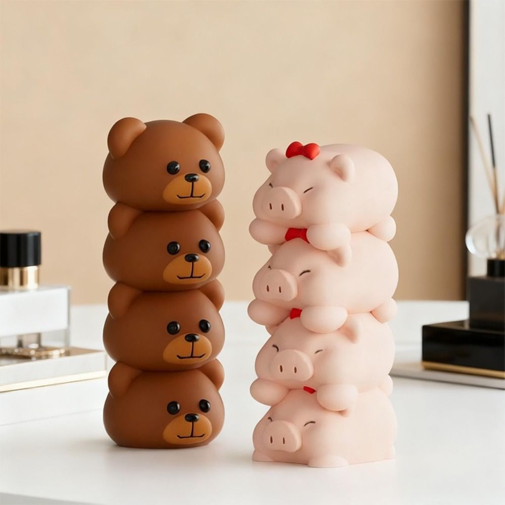 Cute Animal Shape Animal Candle Silicone Mold 3D Design Resin Silicone Mold  Candle Making