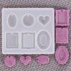 1PCS Button Mold with Hole Mold Non-stick Art Mold Decoration Cake Baking Tools DIY Silicone Mold Resin Button