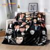 3D Josh Hutcherson Handsome Star Soft Flannel Blankets,Throw Blanket Comfortable Blanket for Picnic Beds Home Bedroom Cover Kids