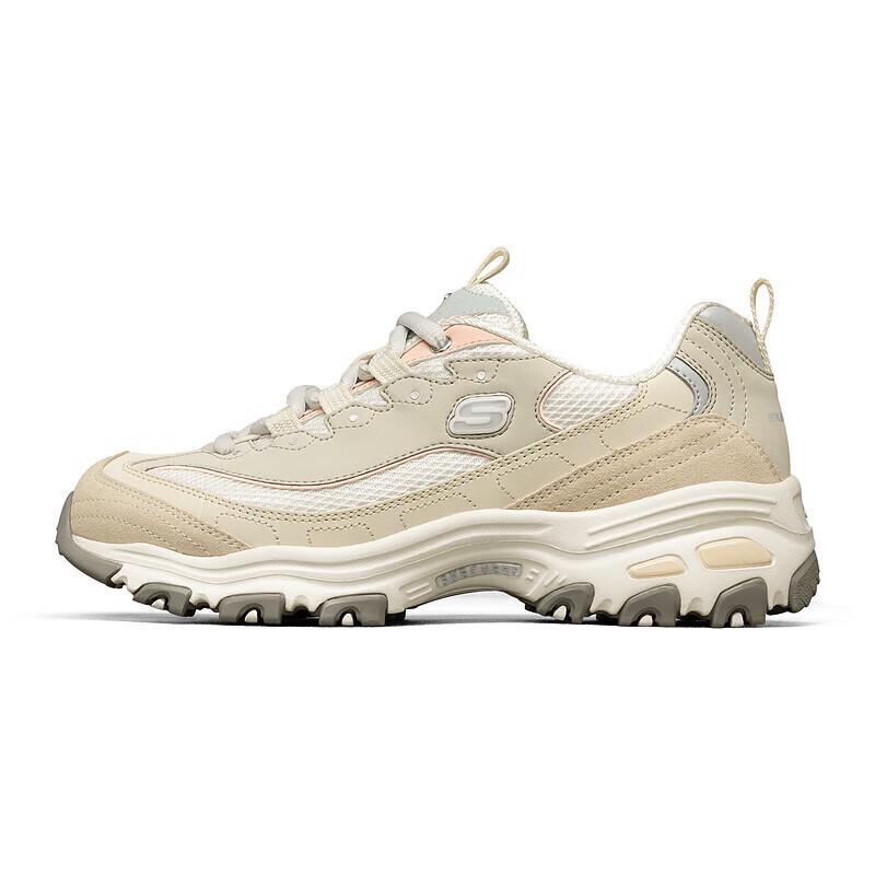 Skechers 149238 Women's Milk Tea Bear Panda Platform Casual Shoes
