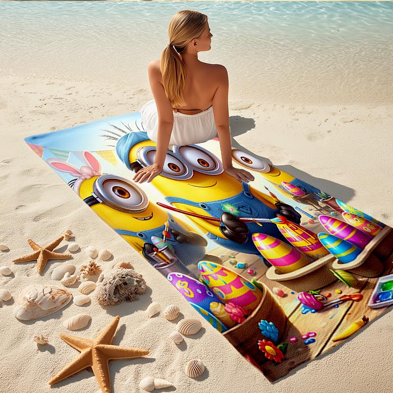 1Pc Easter Egg Adventure Beach Towel Quick Dry Multiuse For Beach Pool Gym Yoga Home Travel Christmas Halloween Xmas Gift S1268