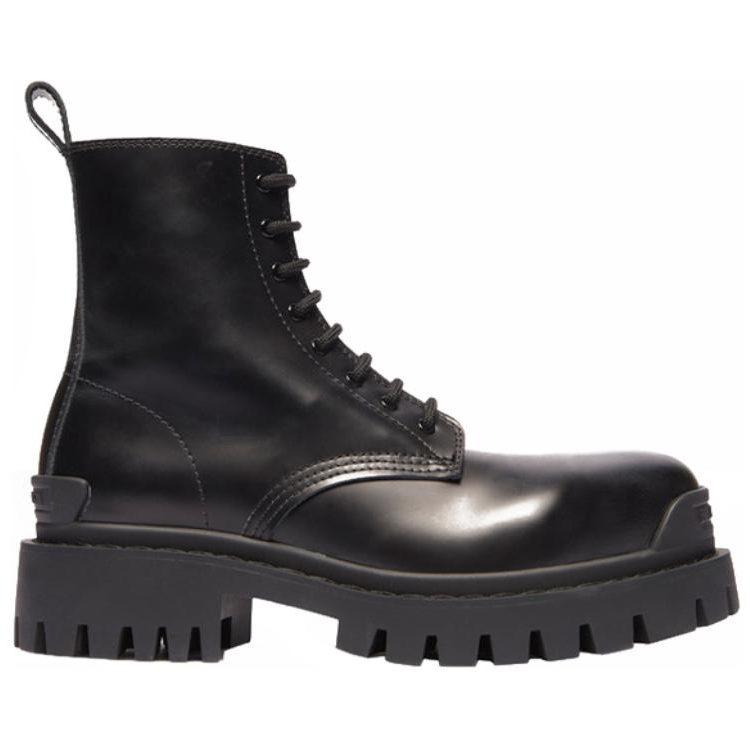 Balenciaga Strike Lace Up Boot Black Women's 590974WA9601000