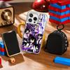 Bibian Player Y2k Anime Girl Design Phone Case for iPhone 16 15 14 13 12 11 Pro Max Sheepskin Silver-edged Protective Case