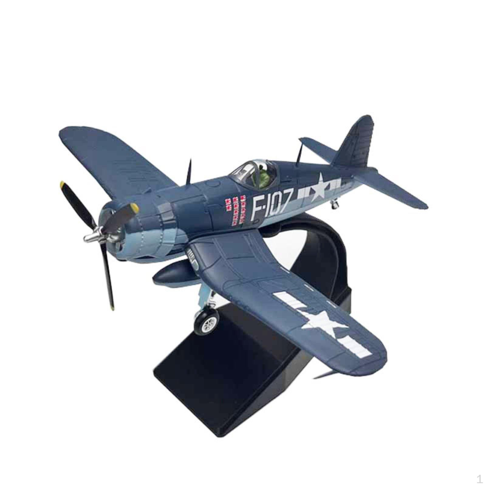 1/72 Scale US Navy Fighter Warplane Model Alloy plane Highly Detailed with display