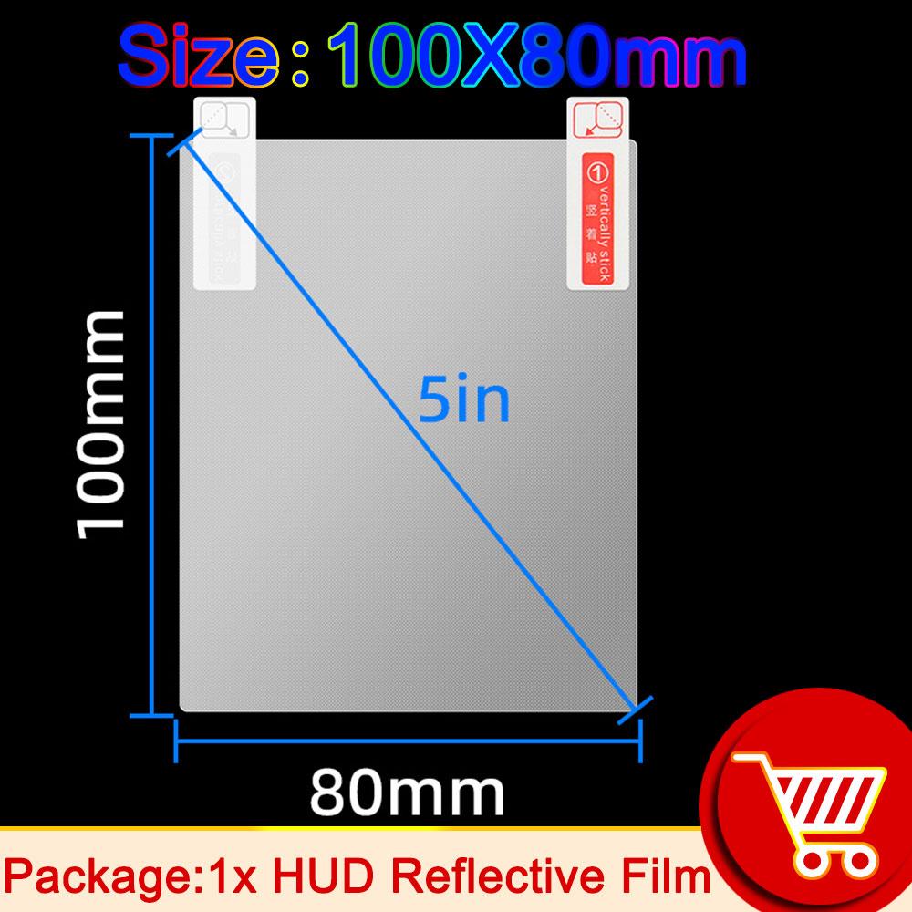 AD 1pc Car Mounted HUD Head Up Display Film Reflection Film High-definition Window Reflective Film Windshield Screen Transparent
