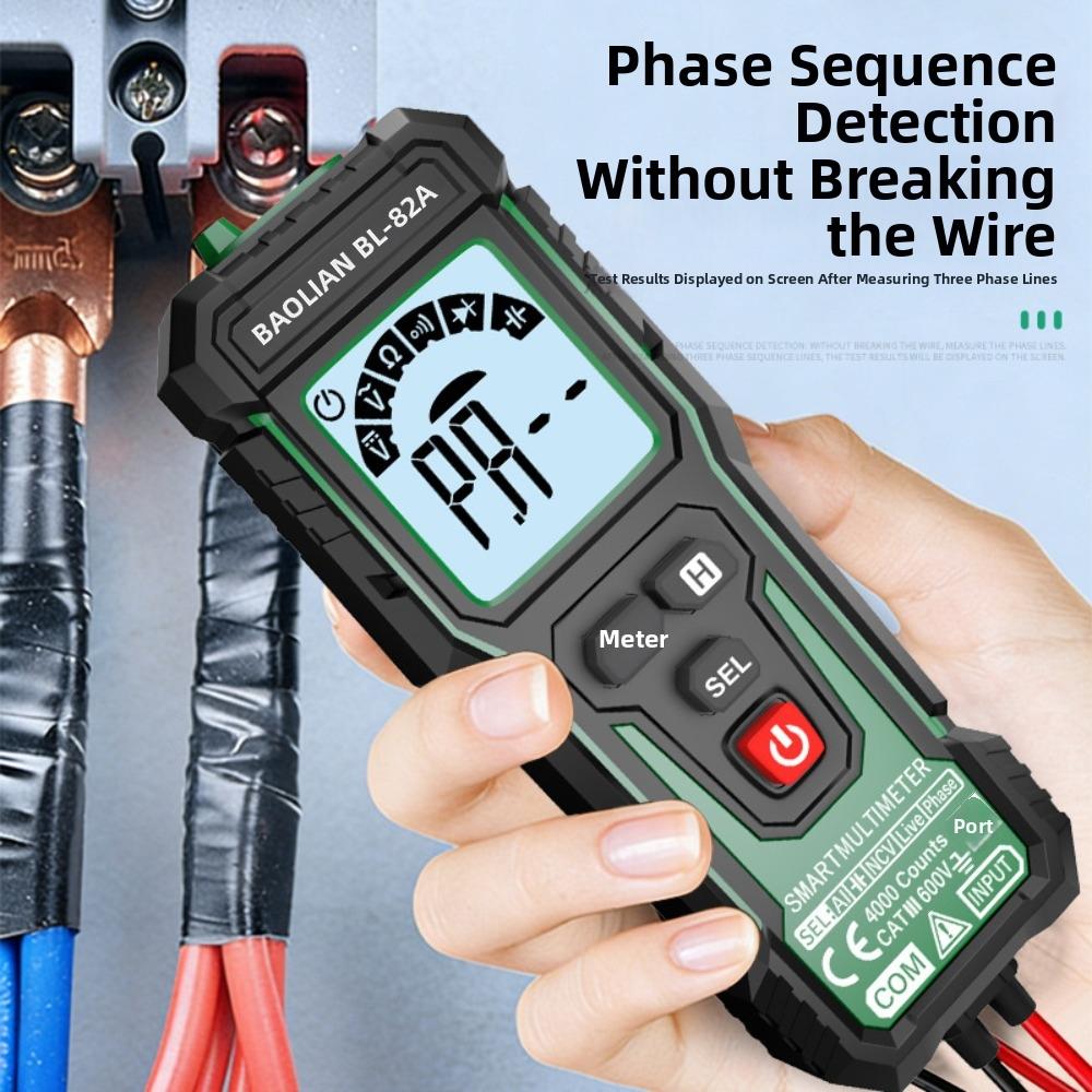 600V Smart Digital Multimeter AC DC Voltage NCV Multimeter New TRMS Multimeter