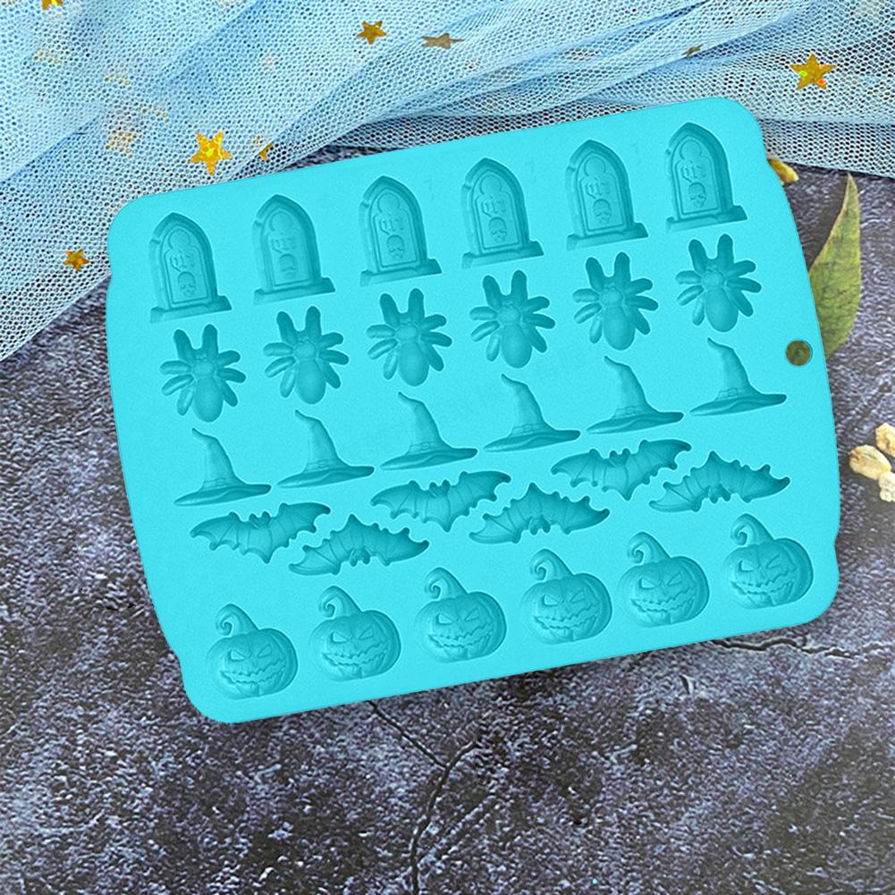 Halloween Baking Molds Shapes Reusable Washable Silicone DIY Kitchen Making Tool
