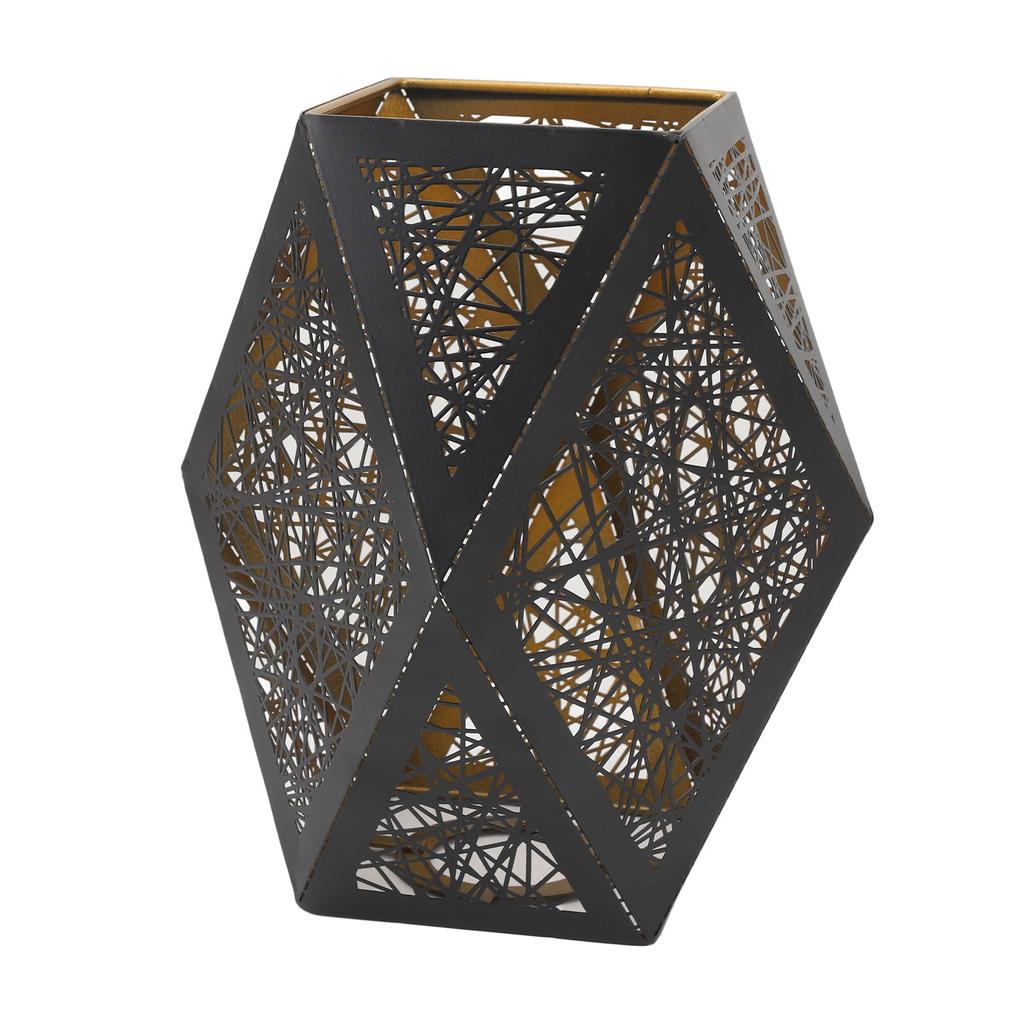 Schmiedeeisen Hohl Lampenschirm Modern Stilvoll Ausgehöhlter Lampenschirm Metall Pendellampenschirm für E27 E26 Glühbirne