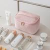 1/4 Pièces Sac à Rouge à Lèvres Portable de Voyage Sac à Cosmétiques en Velours Sac de Rangement Girly Grande Capacité Sac à Toilette Portatif Classé