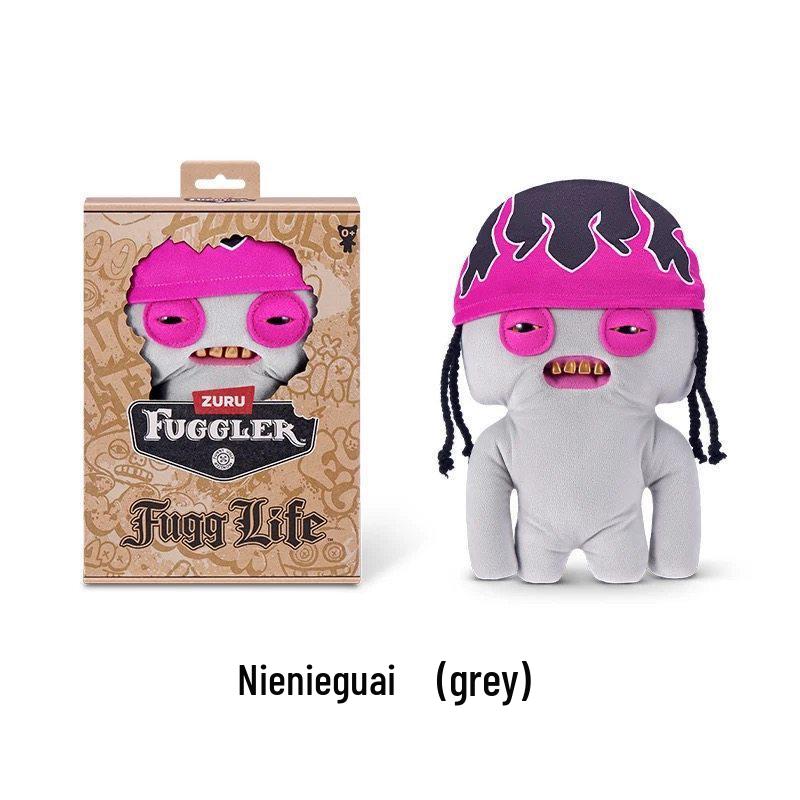 Fuggler Cute & Ugly Hip Hop Monster Plush Toy - Trendy Prank Toy Figure