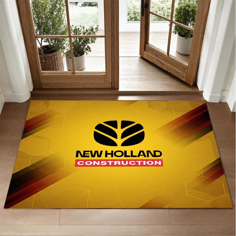 New Holland Design Crystal Velvet Rug Soft Decorative Mat for Bedroom Entrance